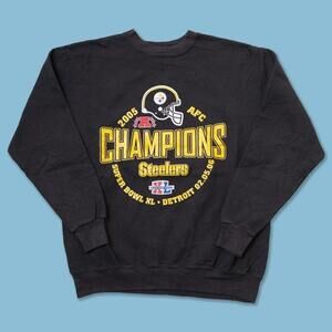 Pittsburgh Steelers Sweater 2005 Afc Super Bowl Xl